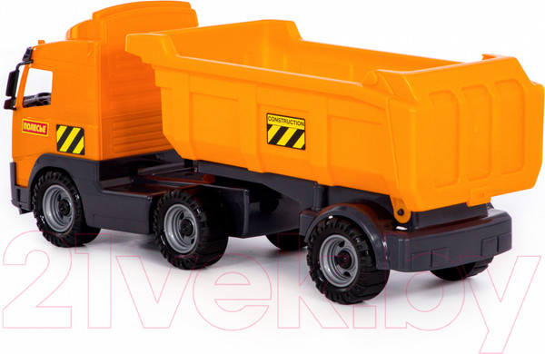 Изображение товара Самосвал игрушечный Полесье с полуприцепом / 58393 (в лотке)