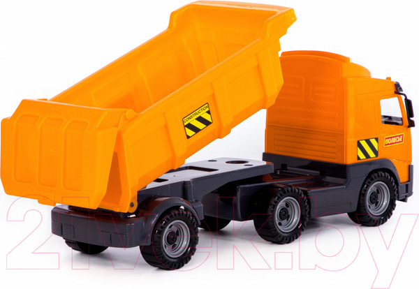 Изображение товара Самосвал игрушечный Полесье с полуприцепом / 58393 (в лотке)