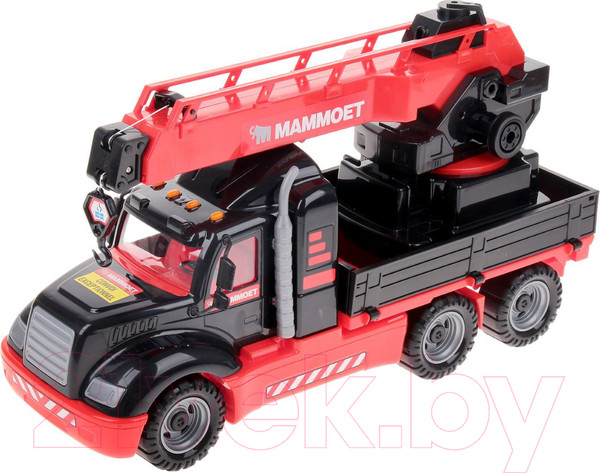 Изображение товара Кран игрушечный Полесье Mammoet с поворотной платформой / 56771