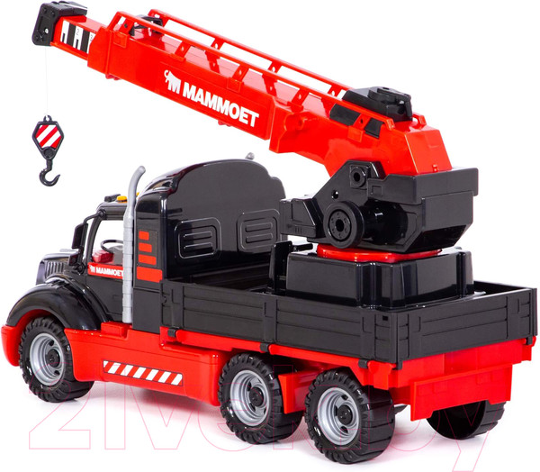 Изображение товара Кран игрушечный Полесье Mammoet с поворотной платформой / 56771