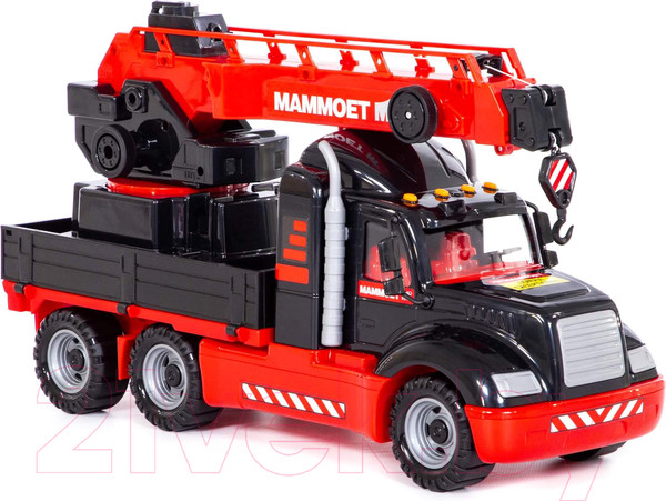 Изображение товара Кран игрушечный Полесье Mammoet с поворотной платформой / 56771