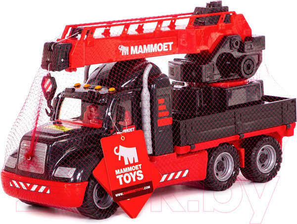 Изображение товара Кран игрушечный Полесье Mammoet с поворотной платформой / 56771