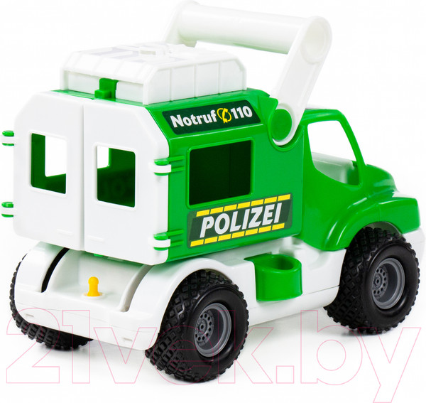 Изображение товара Автомобиль игрушечный Полесье Автомобиль КонсТрак-полиция / 0469 (в сеточке)