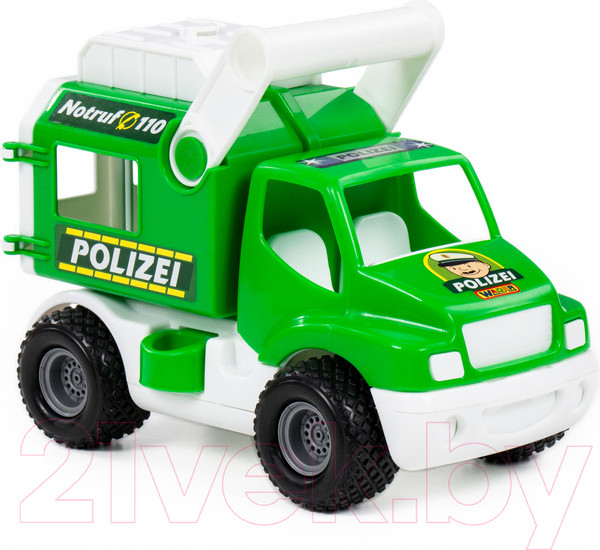 Изображение товара Автомобиль игрушечный Полесье Автомобиль КонсТрак-полиция / 0469 (в сеточке)