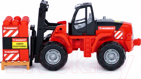 Автомобиль игрушечный Полесье Автокар Mammoet с конструктором / 62734 (в сеточке) — фото 12