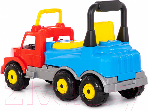 Изображение товара Каталка детская Полесье Буран №2 / 43801 (красно-голубой)