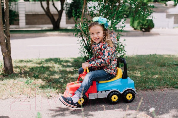 Изображение товара Каталка детская Полесье Буран №2 / 43801 (красно-голубой)