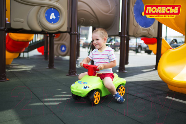 Изображение товара Каталка детская Полесье Мой любимый автомобиль / 44617 (зеленый)
