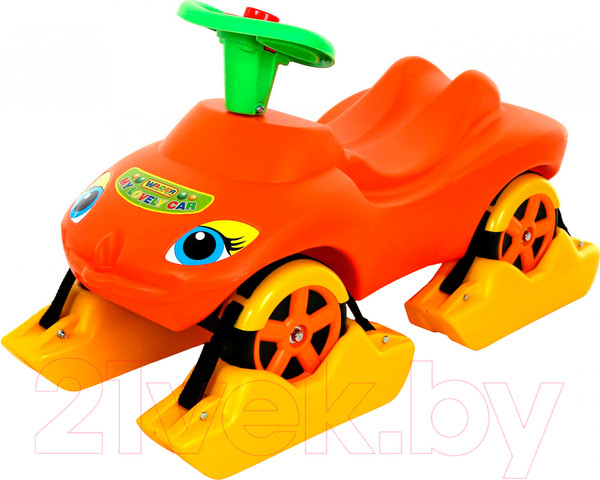 Изображение товара Каталка детская Полесье Мой любимый автомобиль / 44631 (оранжевый)