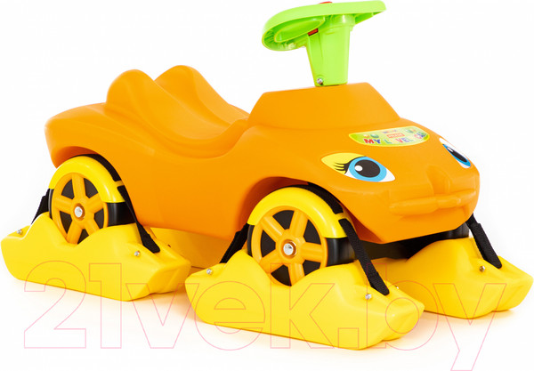 Изображение товара Каталка детская Полесье Мой любимый автомобиль / 44631 (оранжевый)