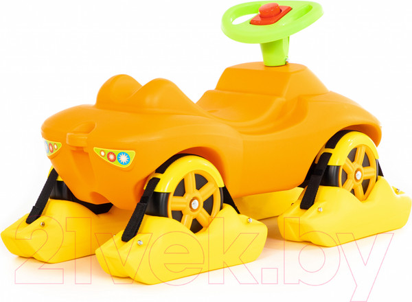 Изображение товара Каталка детская Полесье Мой любимый автомобиль / 44631 (оранжевый)