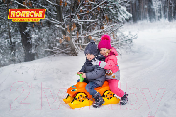 Изображение товара Каталка детская Полесье Мой любимый автомобиль / 44631 (оранжевый)