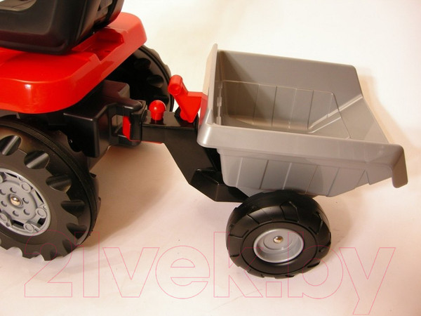 Изображение товара Каталка детская Полесье Turbo трактор с педалями и полуприцепом / 52681