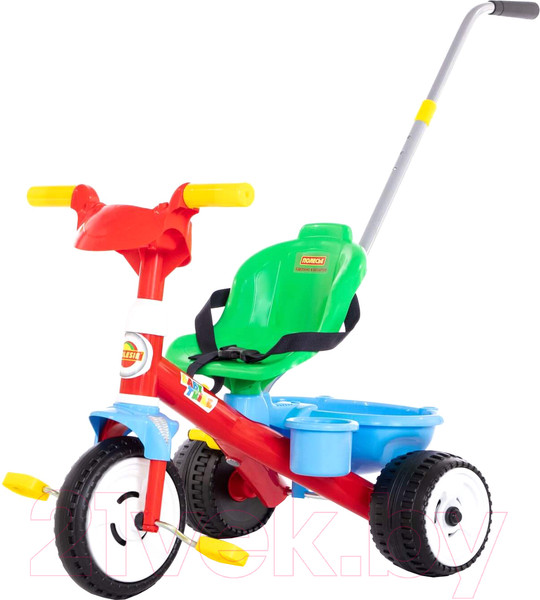 Изображение товара Трехколесный велосипед с ручкой Полесье Беби Трайк / 46475