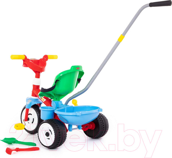 Изображение товара Трехколесный велосипед с ручкой Полесье Беби Трайк / 46475