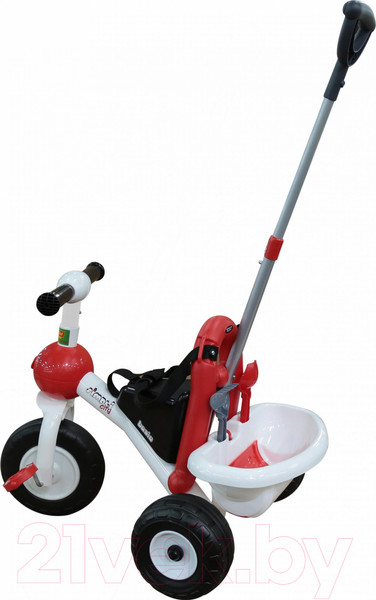 Изображение товара Трехколесный велосипед с ручкой Полесье Базик / 46215