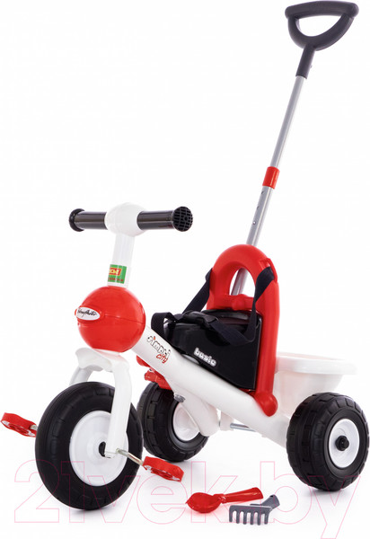 Изображение товара Трехколесный велосипед с ручкой Полесье Базик / 46215