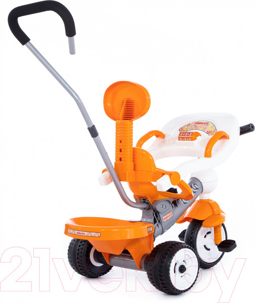 Изображение товара Трехколесный велосипед с ручкой Полесье Дидактик / 46345