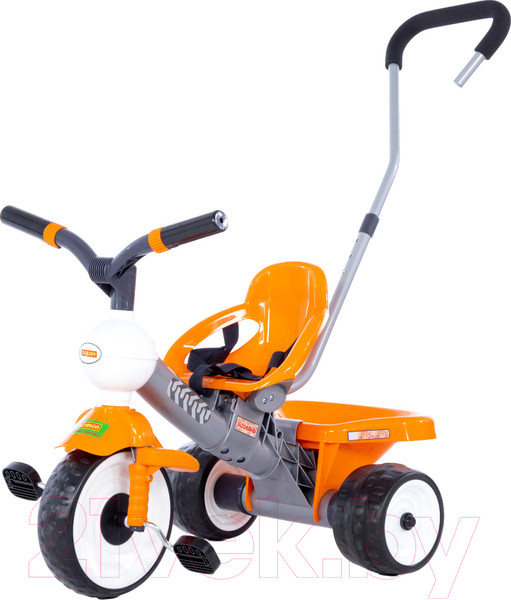 Изображение товара Трехколесный велосипед с ручкой Полесье Дидактик №2 / 46369