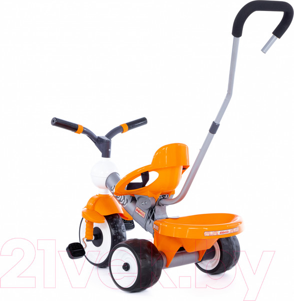 Изображение товара Трехколесный велосипед с ручкой Полесье Дидактик №2 / 46369