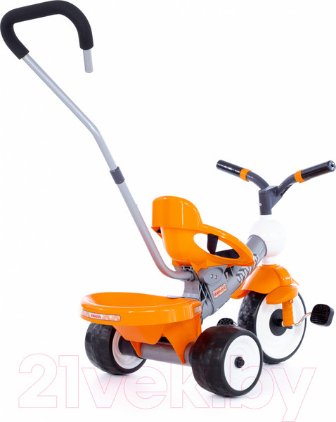 Изображение товара Трехколесный велосипед с ручкой Полесье Дидактик №2 / 46369