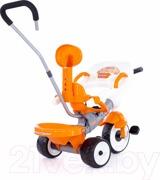 Изображение товара Трехколесный велосипед с ручкой Полесье Дидактик №2 / 46376
