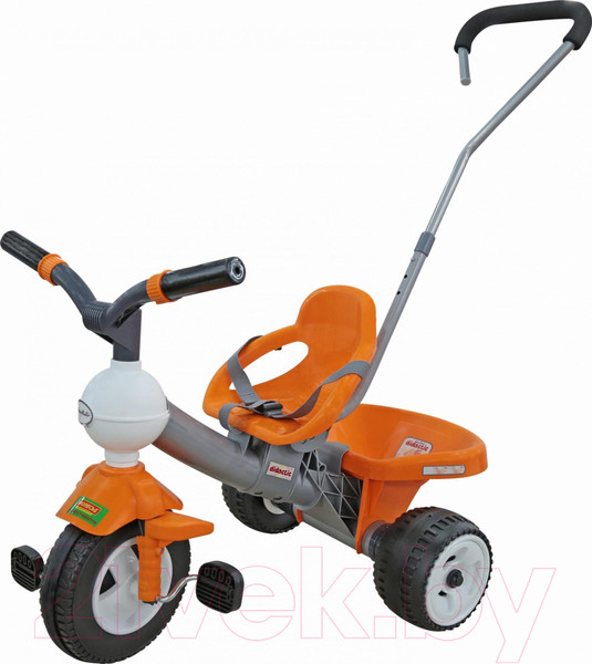 Изображение товара Трехколесный велосипед с ручкой Полесье Дидактик №3 / 46390