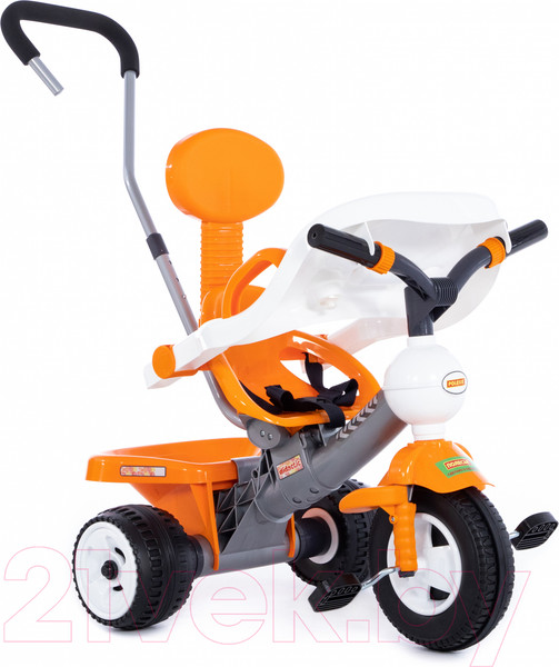 Изображение товара Трехколесный велосипед с ручкой Полесье Дидактик №3 / 46406