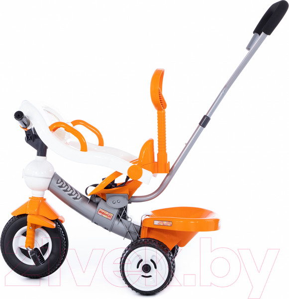 Изображение товара Трехколесный велосипед с ручкой Полесье Дидактик №3 / 46406
