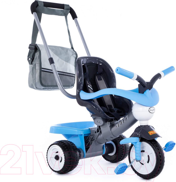 Изображение товара Трехколесный велосипед с ручкой Полесье Амиго / 46659