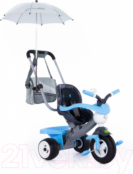 Изображение товара Трехколесный велосипед с ручкой Полесье Амиго №3 / 46949