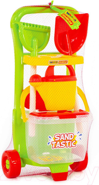 Изображение товара Тележка с инструментами игрушечная Полесье №394 Sand Tastic / 38340