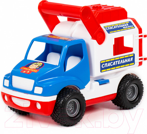 Изображение товара Автомобиль игрушечный Полесье Спасательная команда КонсТрак / 0537 (в сеточке)