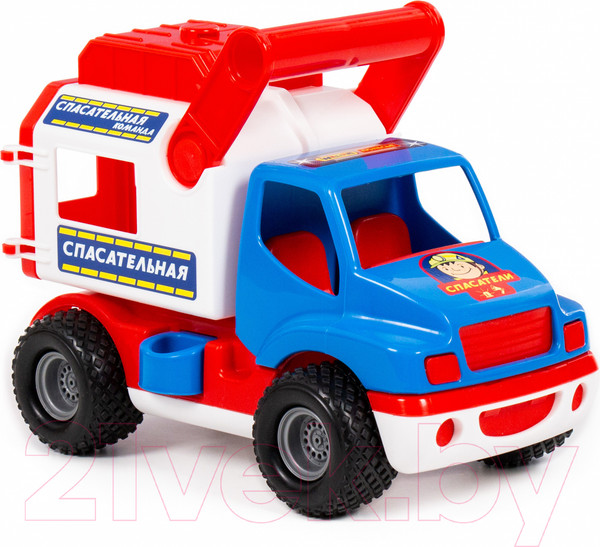 Изображение товара Автомобиль игрушечный Полесье Спасательная команда КонсТрак / 0537 (в сеточке)