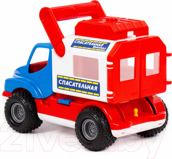 Изображение товара Автомобиль игрушечный Полесье Спасательная команда КонсТрак / 0537 (в сеточке)
