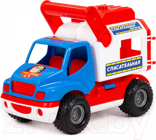 Изображение товара Автомобиль игрушечный Полесье Спасательная команда КонсТрак / 0537 (в сеточке)