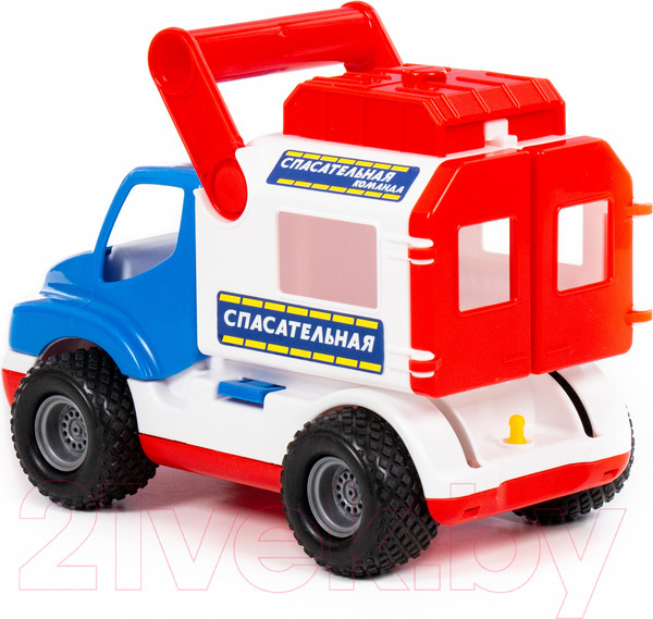 Изображение товара Автомобиль игрушечный Полесье Спасательная команда КонсТрак / 0537 (в сеточке)