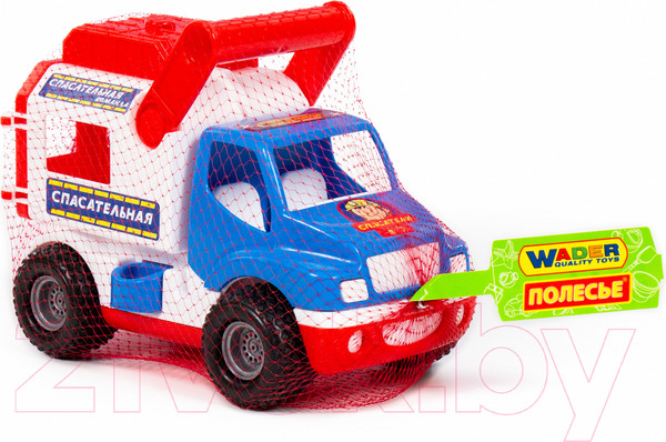 Изображение товара Автомобиль игрушечный Полесье Спасательная команда КонсТрак / 0537 (в сеточке)