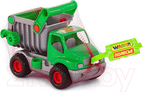 Изображение товара Самосвал игрушечный Полесье КонсТрак / 0575 (зеленый, в сеточке)