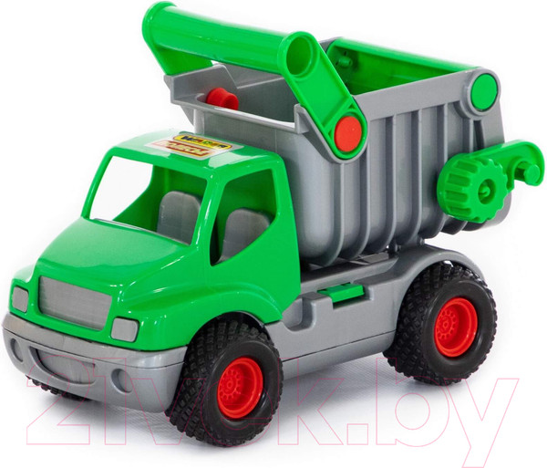 Изображение товара Самосвал игрушечный Полесье КонсТрак / 0575 (зеленый, в сеточке)