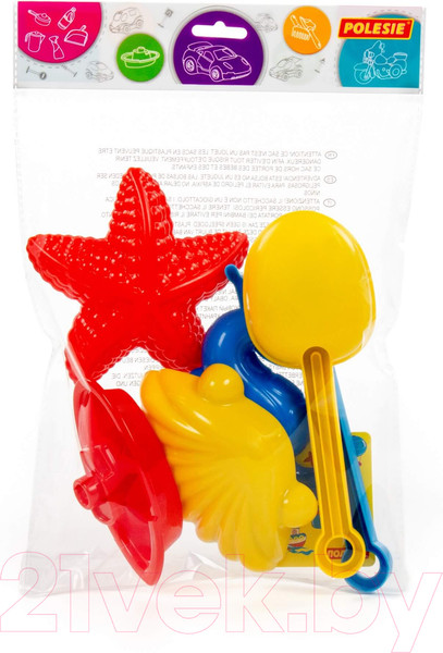 Изображение товара Набор игрушек для песочницы Полесье №372 / 36285
