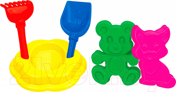 Изображение товара Набор игрушек для песочницы Полесье №90 / 7209