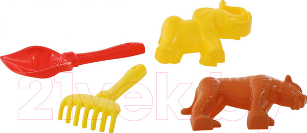 Изображение товара Набор игрушек для песочницы Полесье №563 / 57563