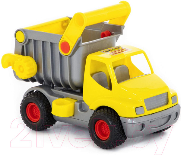 Изображение товара Самосвал игрушечный Полесье КонсТрак / 0407 (желтый, в сеточке)