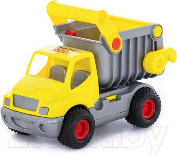 Изображение товара Самосвал игрушечный Полесье КонсТрак / 0407 (желтый, в сеточке)