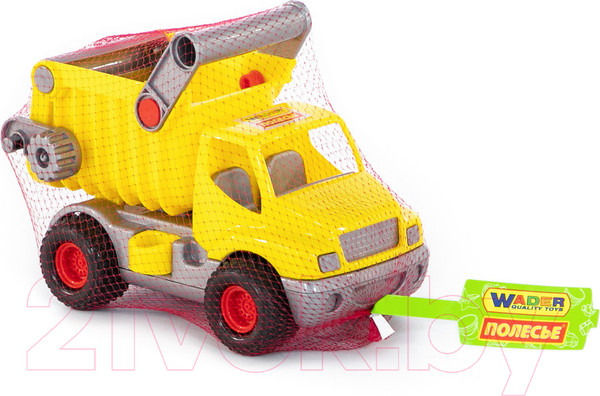 Изображение товара Самосвал игрушечный Полесье КонсТрак / 0407 (желтый, в сеточке)