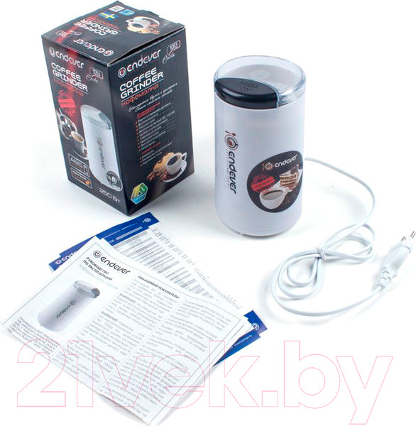 Изображение товара Кофемолка Endever Costa-1053 (белый)