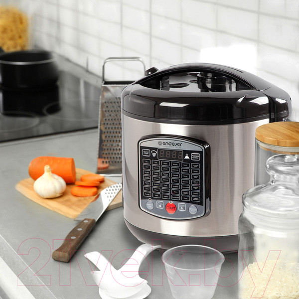 Изображение товара Мультиварка Endever Vita 90 (черный/сталь)