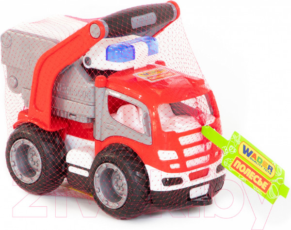 Изображение товара Автомобиль игрушечный Полесье Пожарный автомобиль ГрипТрак / 0872 (в сеточке)