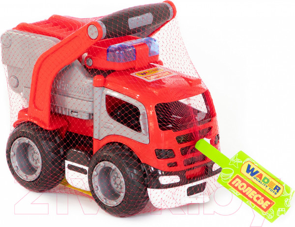 Изображение товара Автомобиль игрушечный Полесье Пожарный автомобиль ГрипТрак / 0872 (в сеточке)